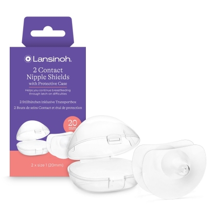 Lansinoh™ Силиконови предпазители за зърна - 20 mm